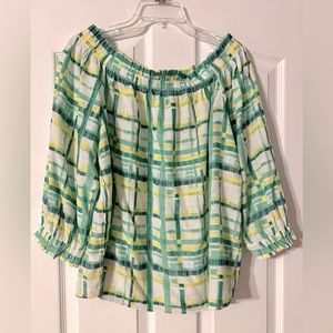 Ann Taylor off-the-shoulder blouse